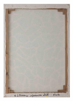 Abstrakter Expressionismus – Ölgemälde auf Leinwand von Giorgio Lo Fermo – 2021