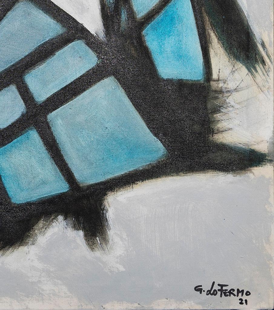 Abstract Expression - Original Oil On Canvas by Giorgio Lo Fermo - 2021 For Sale 2