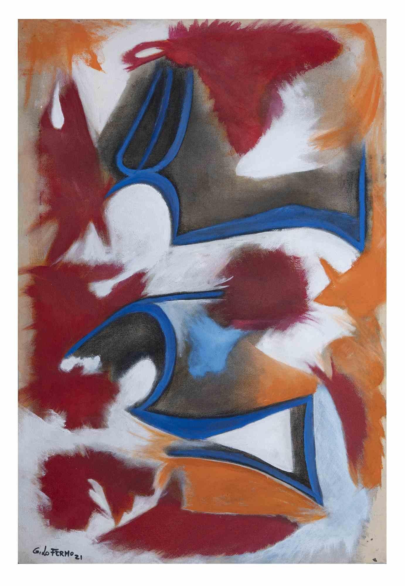 Abstract Expressionism is an original artwork realized by Giorgio Lo Fermo (b. 1947) in 2021.

Original Oil Painting on Canvas.

Hand-signed, titled and dated on the back of the canvas.

Hand-signed and dated on the lower left corner: G. Lo Fermo