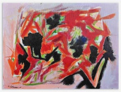 Abstract Expression - Original Oil On Canvas by Giorgio Lo Fermo - 2022
