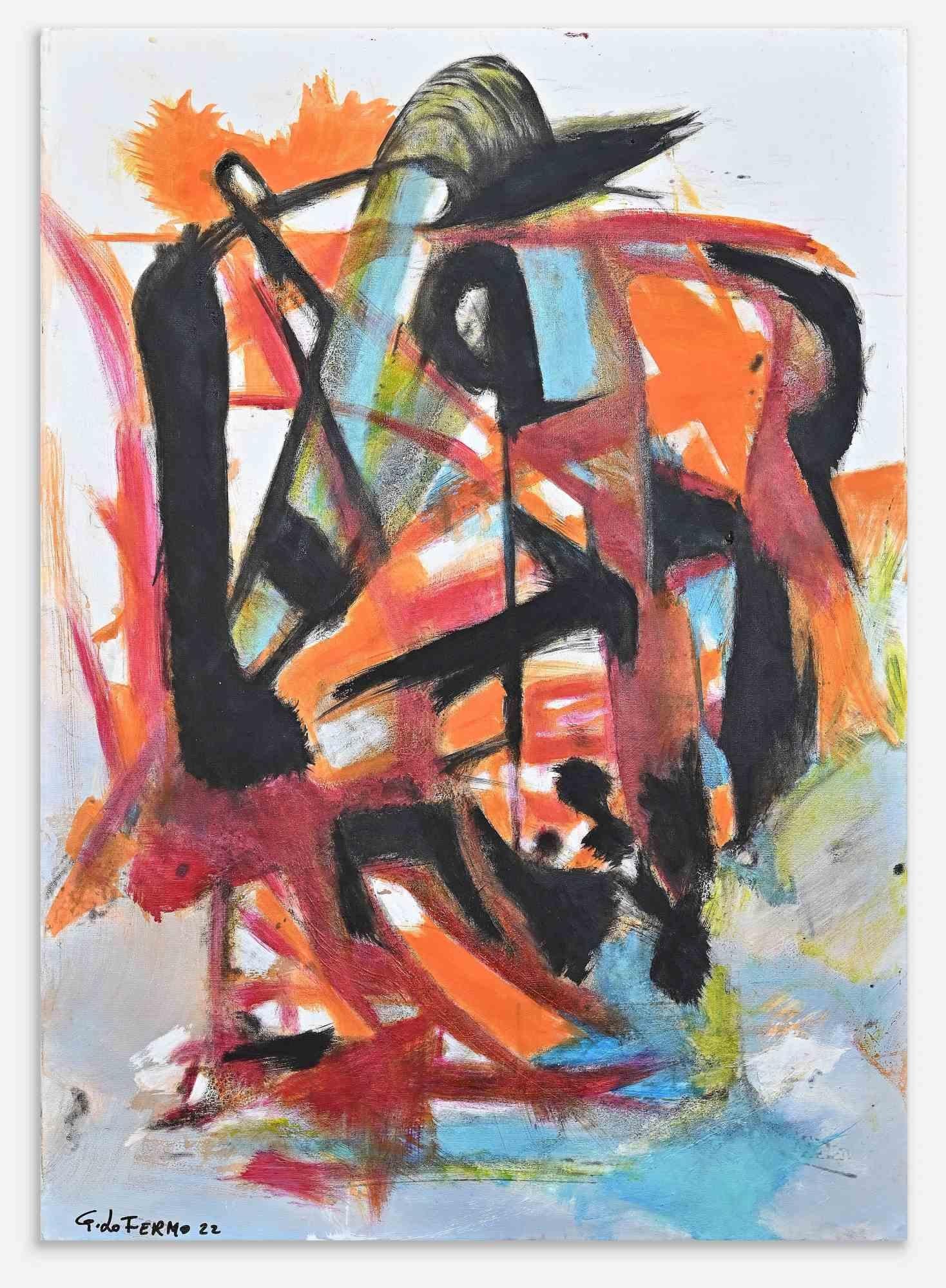 Abstract Expression is an artwork realized by Giorgio Lo Fermo (b. 1947) in 2022.

Original Oil Painting on Canvas.

Hand signed and dated on the lower left margin.

Original title: Espressionismo astratto

Hand-signed, titled on the back of the