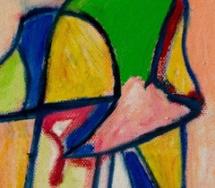 Verde Abstracto - Óleo sobre lienzo por G. Lo Fermo - 2020