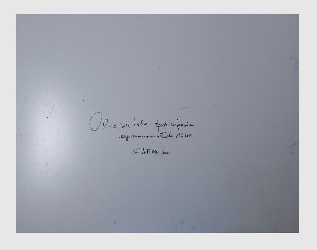 Abstrakte Form – Ölgemälde auf Leinwand von Giorgio Lo Fermo – 2021 im Angebot 2
