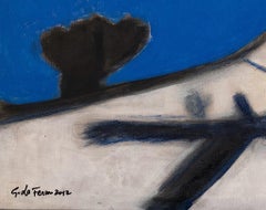 Blu e nero - Pittura ad olio di Giorgio Lo Fermo - 2012