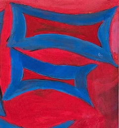 Minimalismo azul - Óleo de Giorgio Lo Fermo - 2020