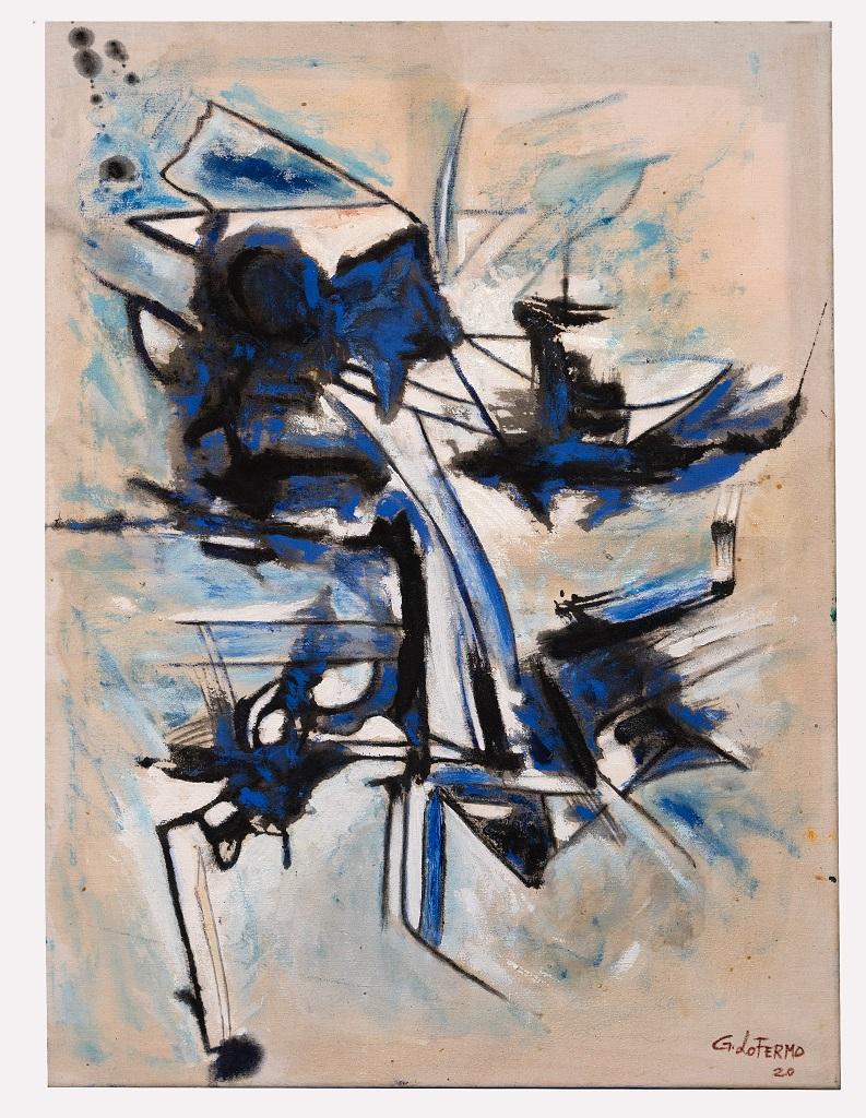 Blue Shape is an original Contemporary Artwork realized by the Italian artist Giorgio Lo Fermo in 2020. 

Original Oil painting on canvas.

Hand-signed and dated on the back and on the lower right corner of the painting: G.Lo Fermo 20.

Mint