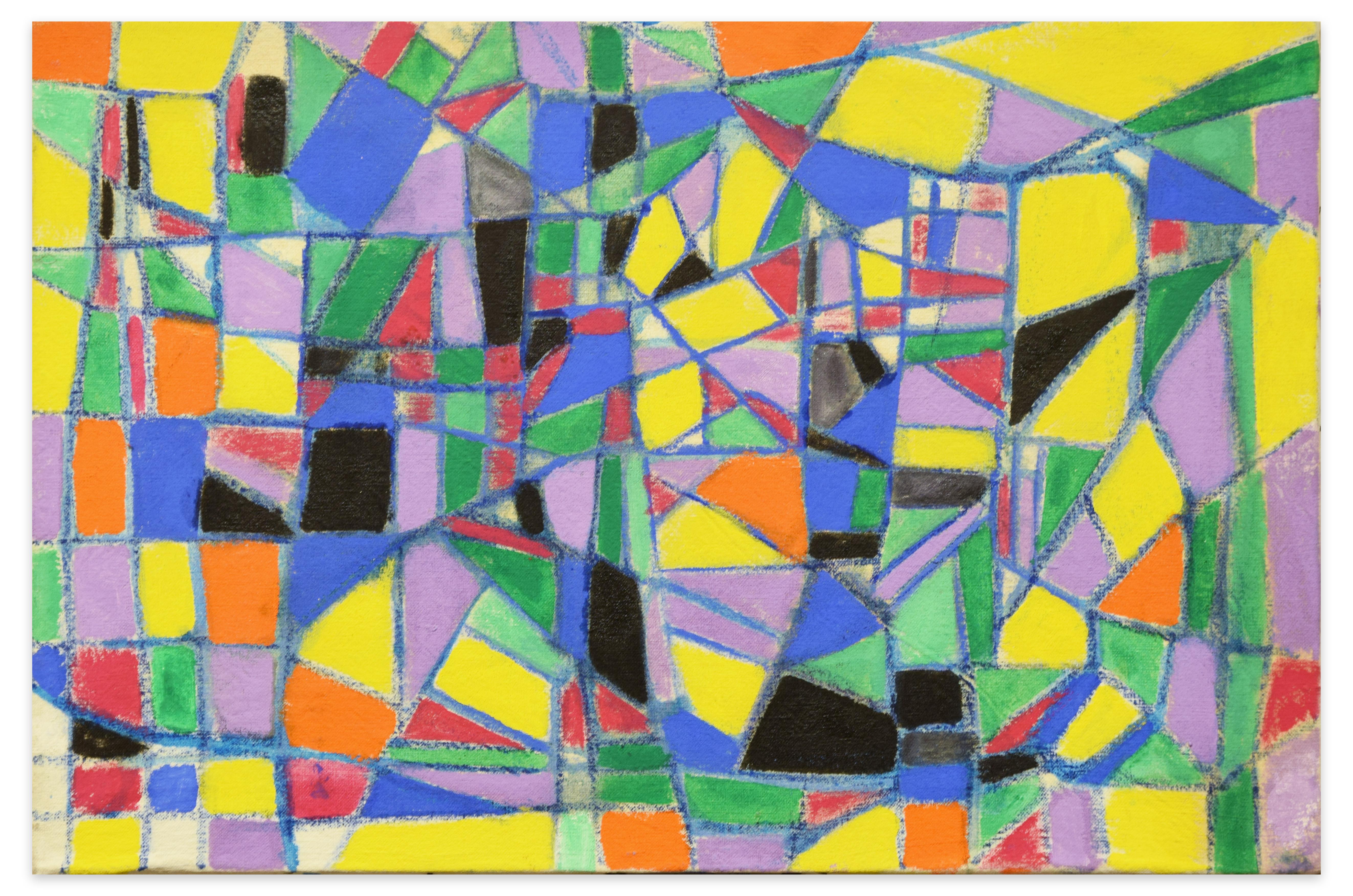 Bright Mosaic è un olio su tela originale realizzato da Giorgio Lo Fermo nel 2019.

Firmato e datato a mano dall'artista sul retro. 

L'opera d'arte rappresenta una griglia colorata composta da piccoli pezzi di colore diverso che sembrano ricordare