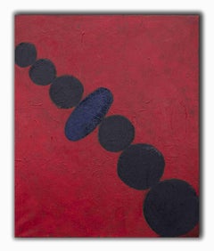 Circles - Original Oil On Canvas by Giorgio Lo Fermo - 2010