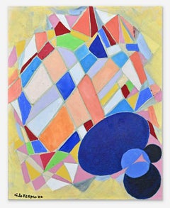 Colored Facets - Original Oil On Canvas by Giorgio Lo Fermo - 2022