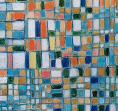 Reticulum coloré - Huile sur toile de Giorgio Lo Fermo - 2020