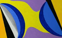 Colored Shapes - Oil on Canvas by G. Lo Fermo - 2020