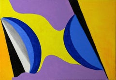 Colored Shapes - Oil on Canvas by G. Lo Fermo - 2020