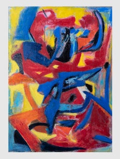 Expresionismo - Óleo sobre lienzo de Giorgio Lo Fermo - 1983