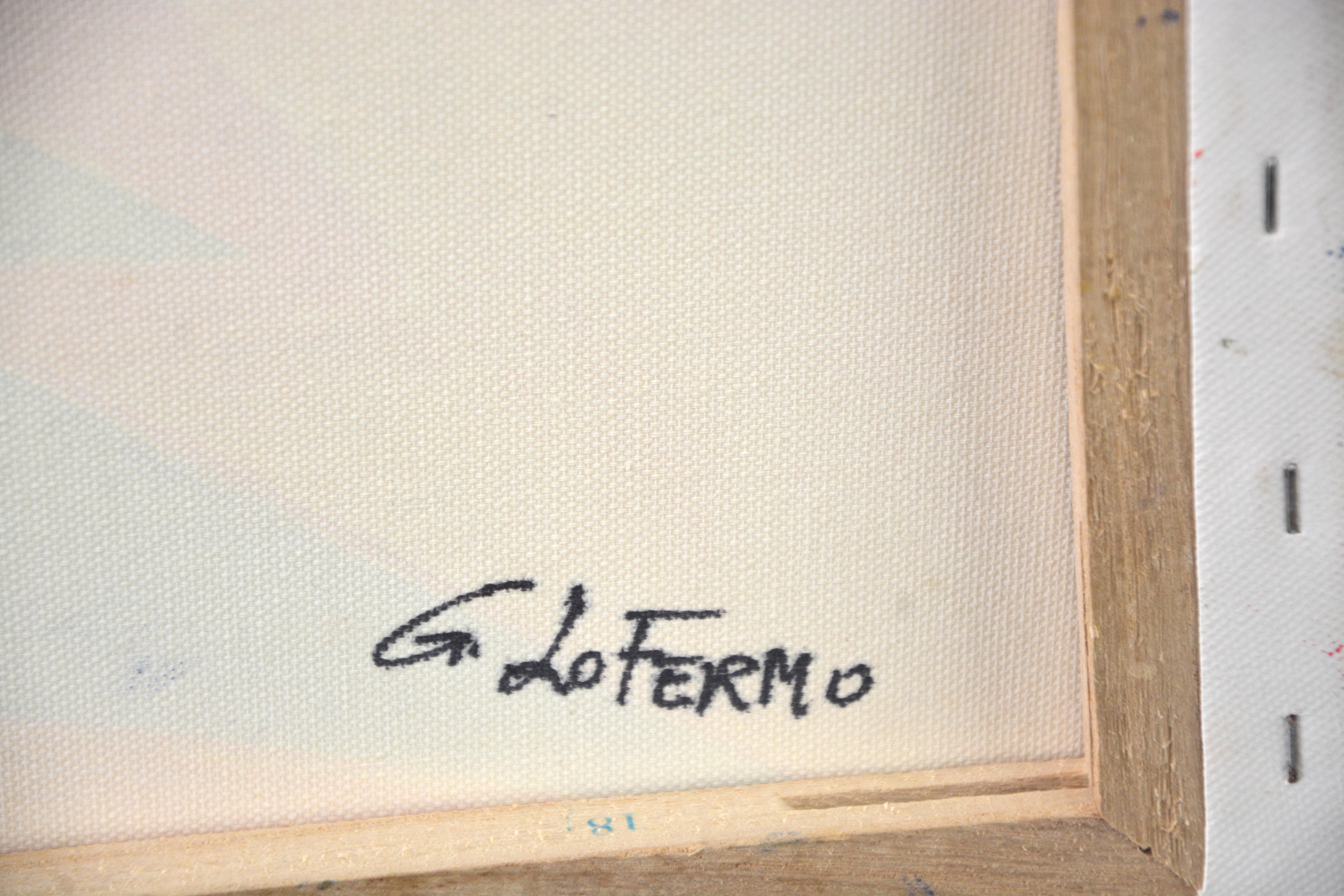 Geometrische Formen – Ölgemälde 2020 von Giorgio Lo Fermo im Angebot 5