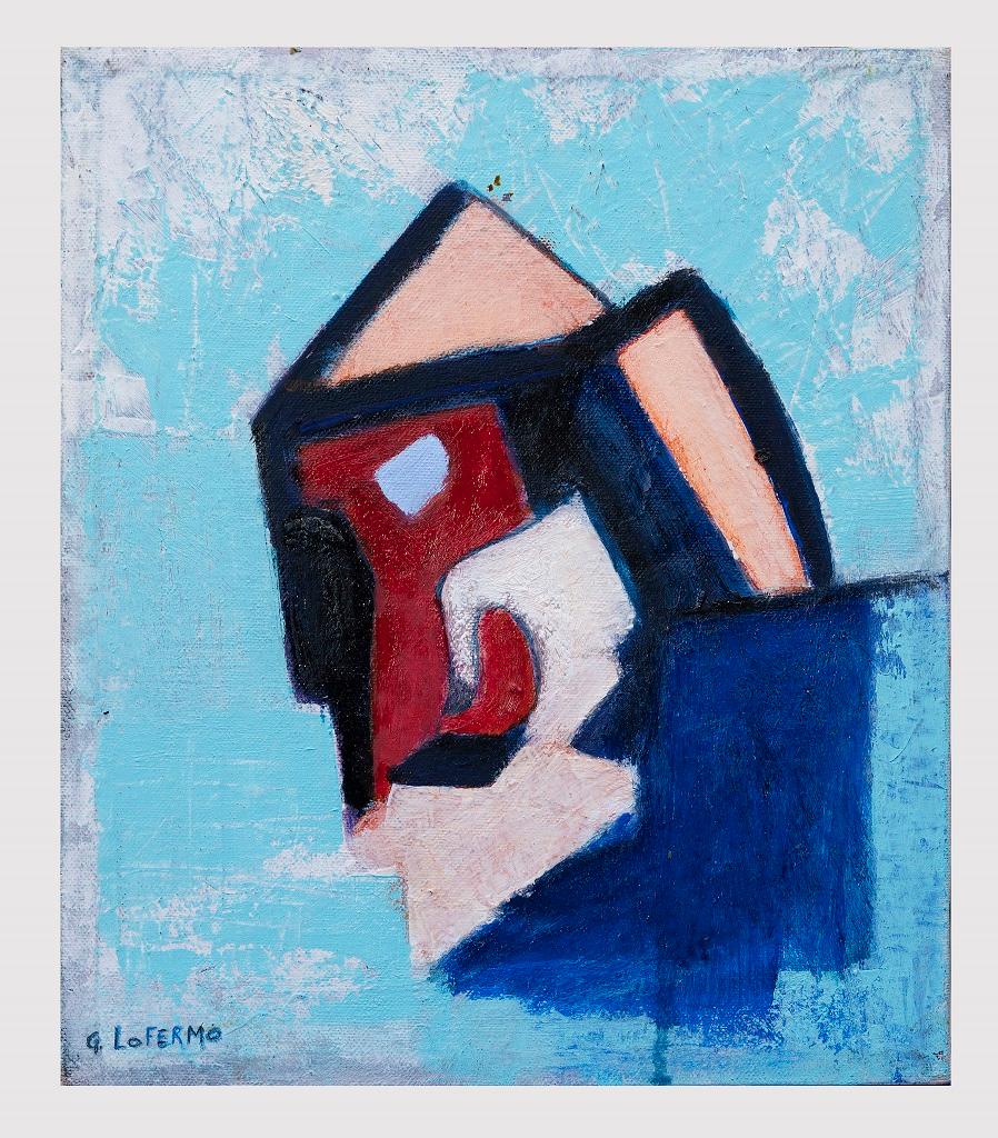 Geometrical Face is an original artwork realized by Giorgio Lo Fermo (b. 1947) in 2018.

Original Oil Painting on Canvas.

Hand-signed and dated on the back. Hand-signed on the lower left corner. 

Perfect conditions.

Giorgio Lo Fermo is an Italian