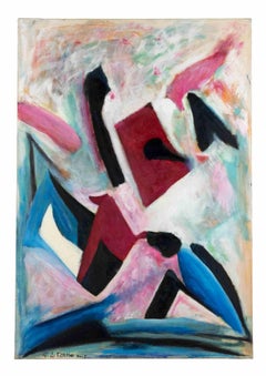 Hommage an Afro Ölgemälde von Giorgio Lo Fermo – 2005