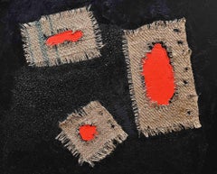 Hommage to Burri - l Oil On Canvas by Giorgio Lo Fermo - 2022