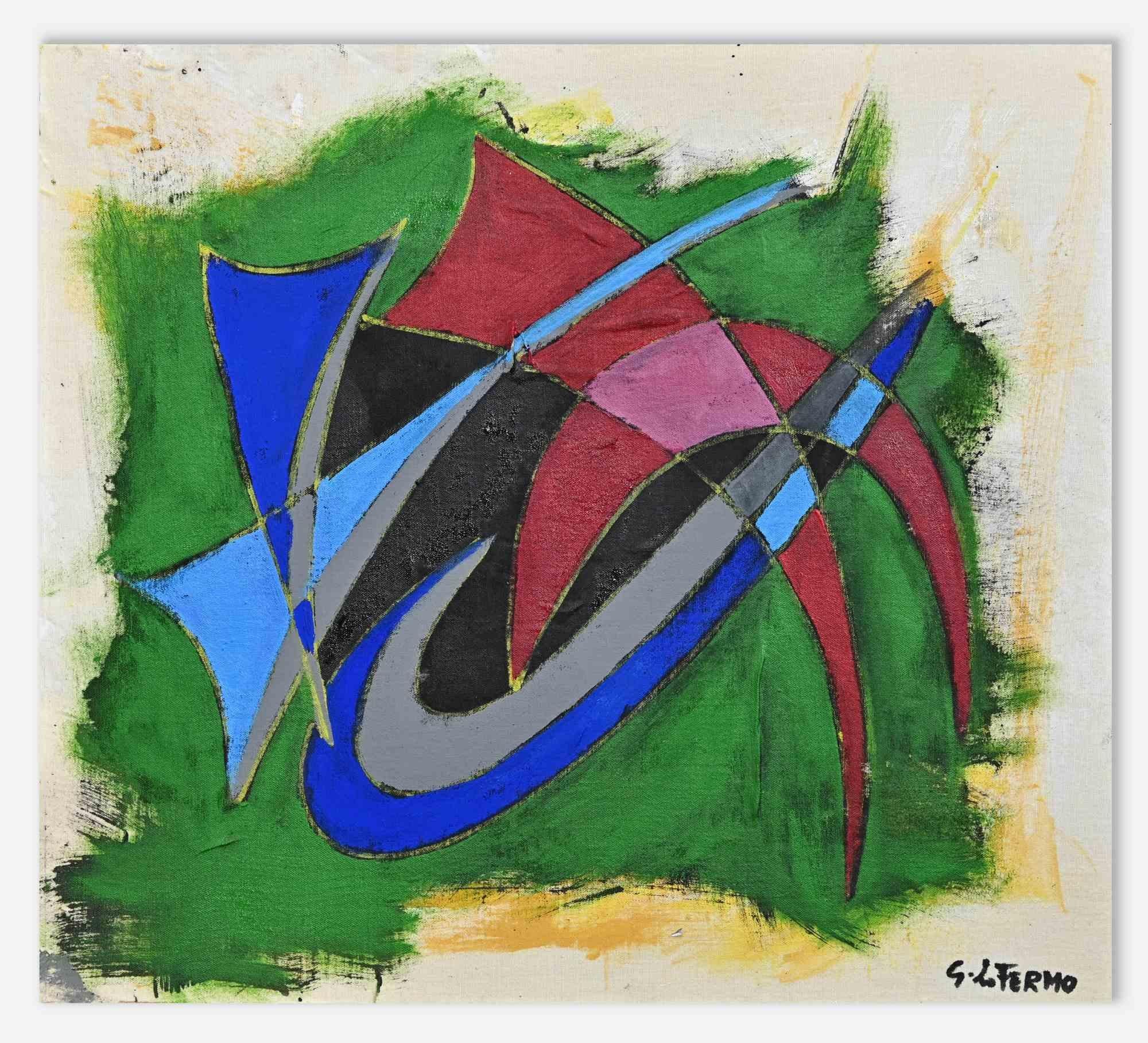 Hommage to Futurballa è un'opera d'arte originale realizzata da Giorgio Lo Fermo (nato nel 1947) nel 2022.

Pittura a olio originale su tela.

Firmato a mano e datato sul margine inferiore destro.

Firmato a mano, intitolato e datato sul retro della