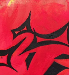 Ideogramme -  Ölfarbe von Giorgio Lo Fermo – 2021