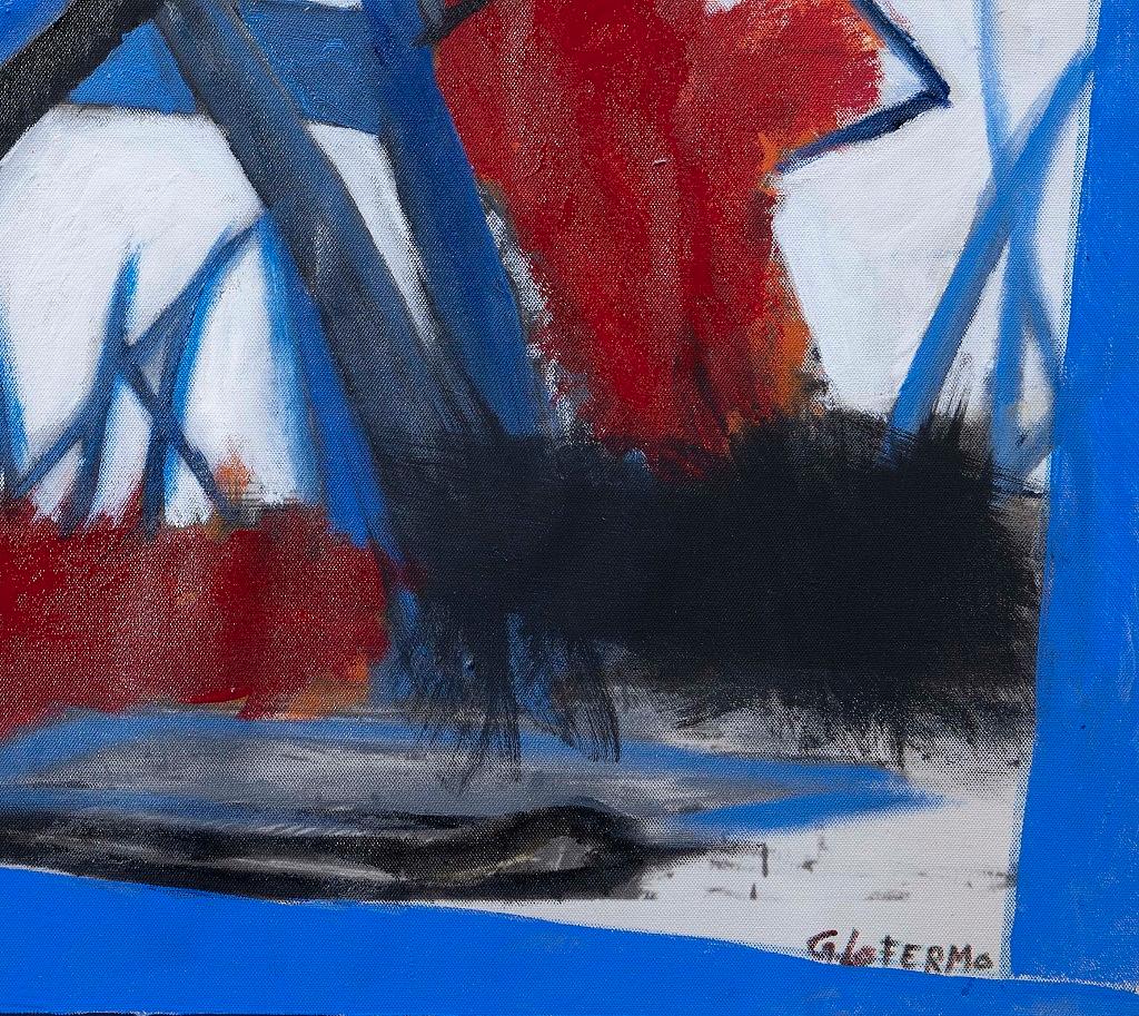 Informales Gemälde – Öl auf Leinwand von Giorgio Lo Fermo – 2008 im Angebot 2