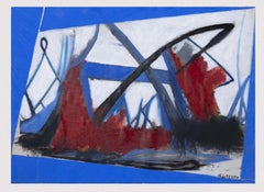 Informales Gemälde – Öl auf Leinwand von Giorgio Lo Fermo – 2008