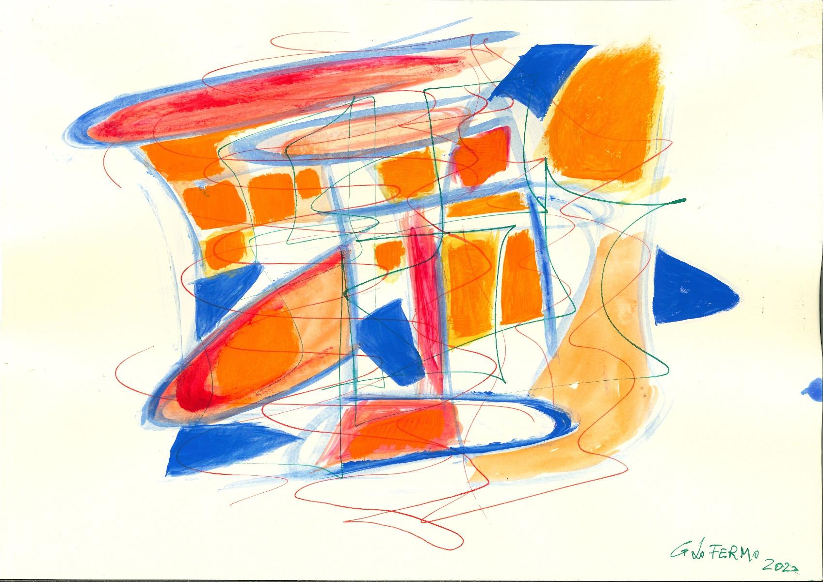 Mixed Colors Composition ist ein Originalkunstwerk von Giorgio Lo Fermo (geb. 1947) aus dem Jahr 2020.

Mischtechnik in Tempera und Aquarell auf Papier

Handsigniert und datiert vom Künstler unten rechts

Perfekte Bedingungen.

Giorgio Lo Fermo ist