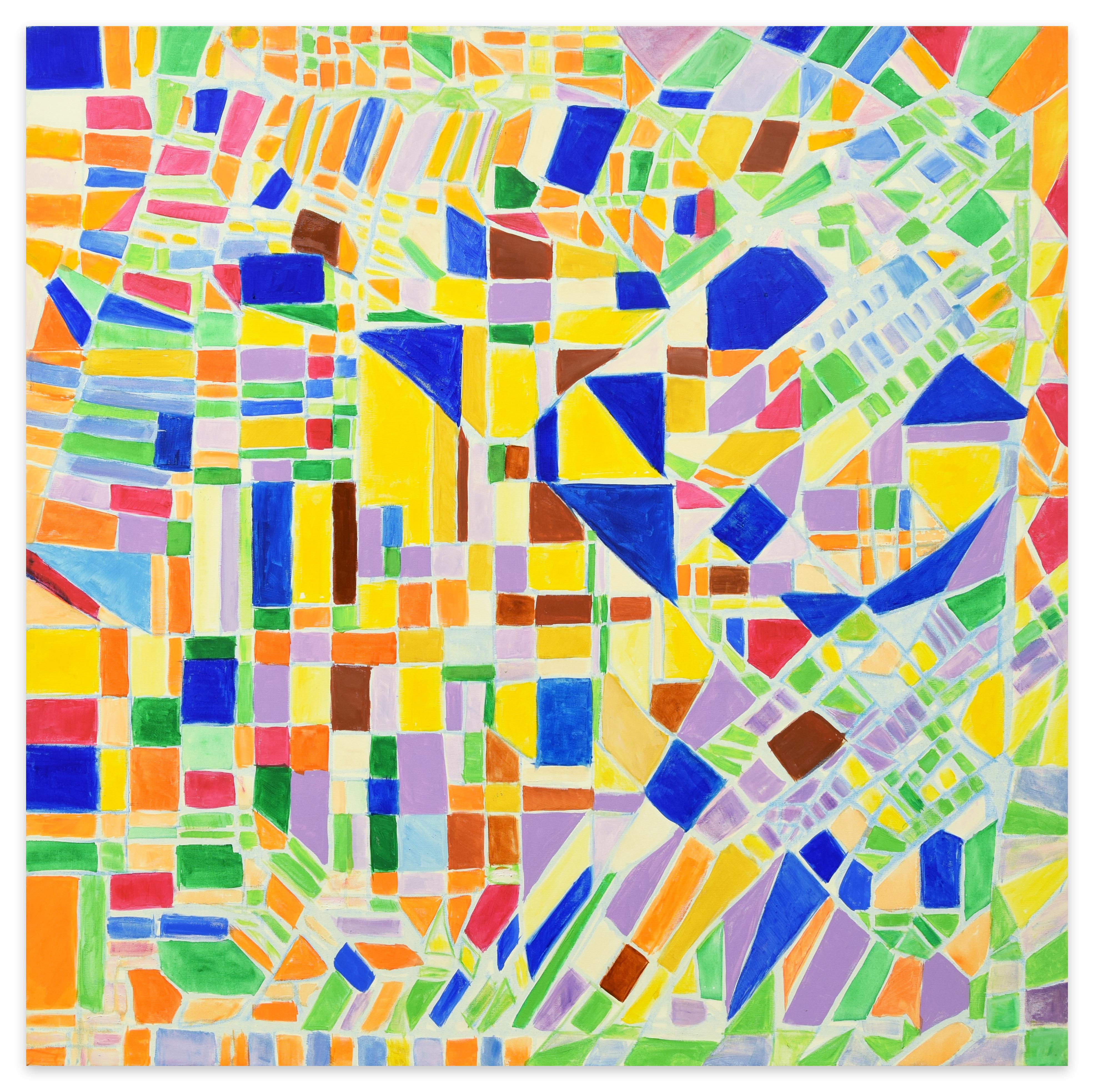 Mosaico è un olio su tela originale realizzato da Giorgio Lo Fermo nel 2019.

Firmato e datato a mano dall'artista sul retro. 

L'opera rappresenta una composizione astratta caratterizzata da micro tasselli colorati che formano un meraviglioso