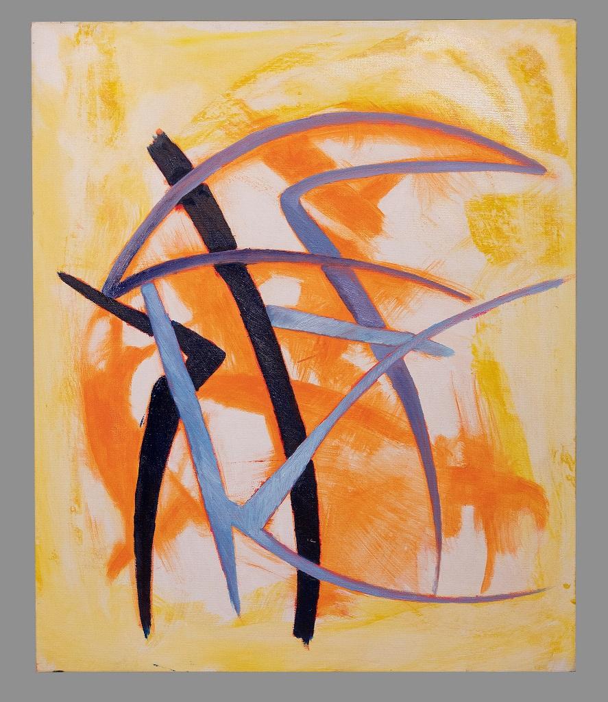 Orange and Violet is an original contemporary artwork realized by the Italian artist Giorgio Lo Fermo in 2020. 

Original Oil painting on canvas.

Hand-signed and dated on the back.

Mint conditions. 

Orange and Violet is an original contemporary