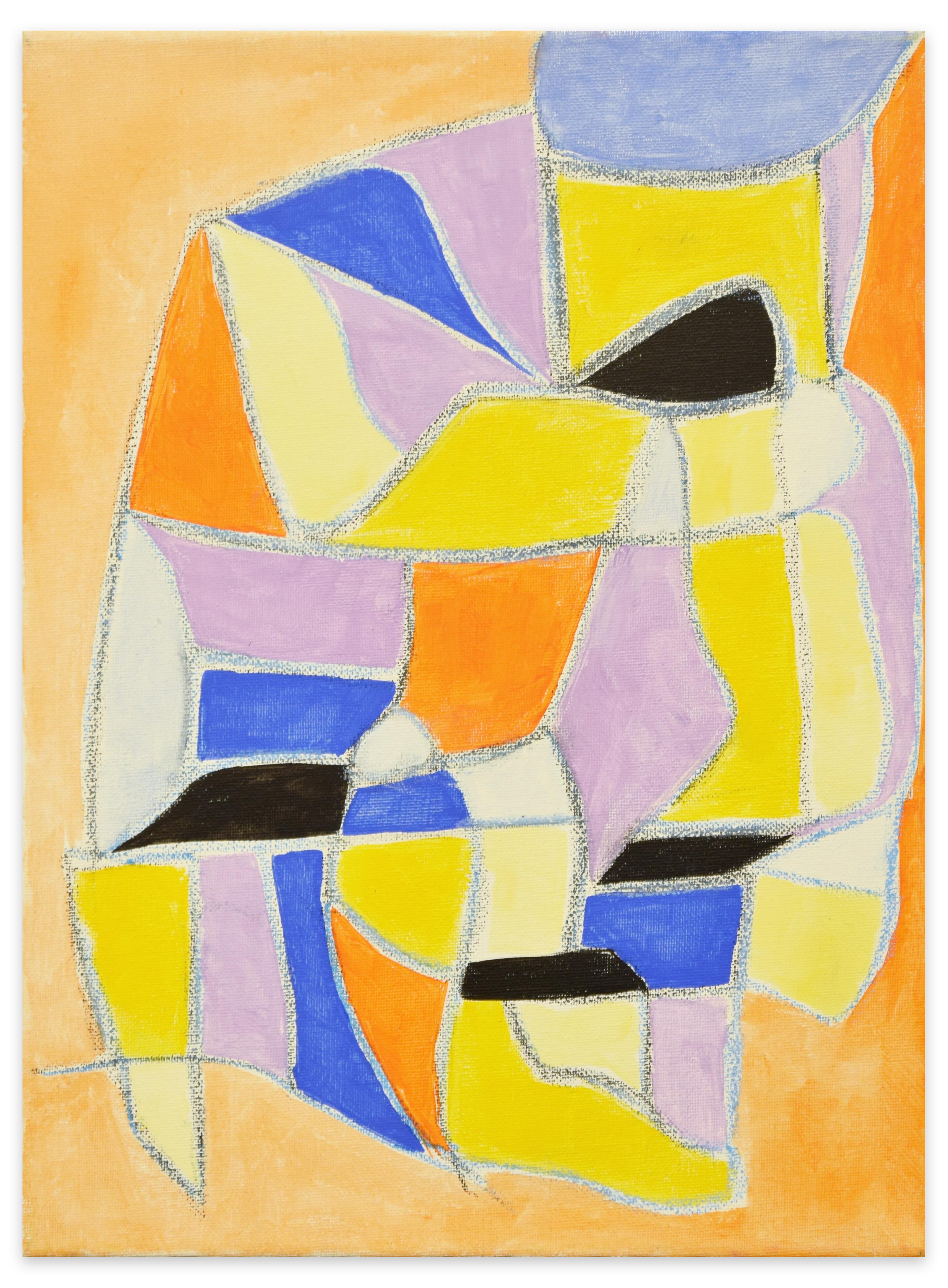 Orange Composition ist ein Original Öl auf Leinwand von Giorgio Lo Fermo aus dem Jahr 2019

Auf der Rückseite vom Künstler handsigniert und datiert. 

Das Kunstwerk stellt eine abstrakte Komposition mit verschiedenen Formen in den Farben Orange und