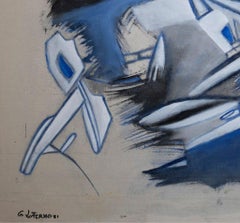 Post-Informale I - Huile sur toile de Giorgio Lo Fermo - 2021
