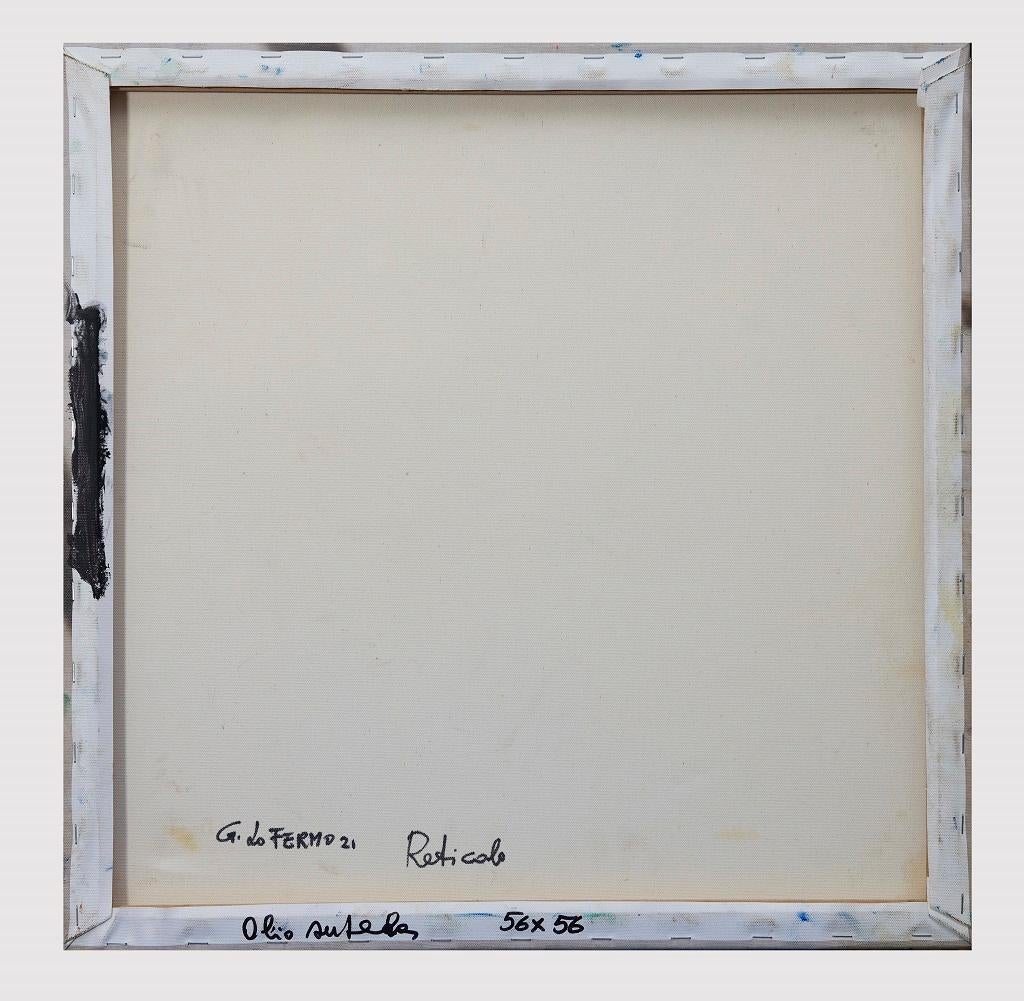 Reticolo - Oil On Canvas by Giorgio Lo Fermo - 2021 For Sale 2