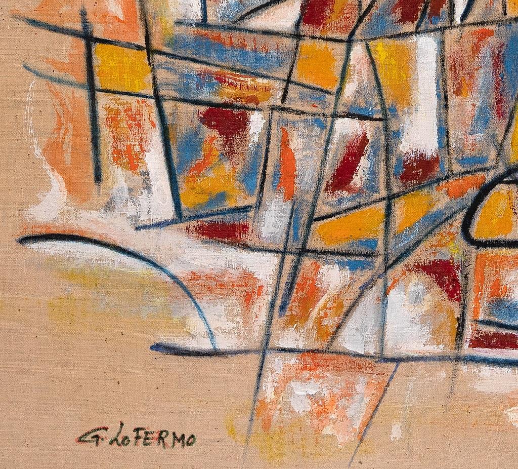 Reticulum is an original artwork realized by Giorgio Lo Fermo (b. 1947) in 2020.

Oil on canvas.

Hand signed and dated by the artist on the back and hand signed on the lower left corner: G.Lo Fermo.

Perfect conditions.

Giorgio Lo Fermo is an