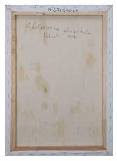 Reticulum mit Maske – Ölgemälde auf Leinwand von Giorgio Lo Fermo – 2020