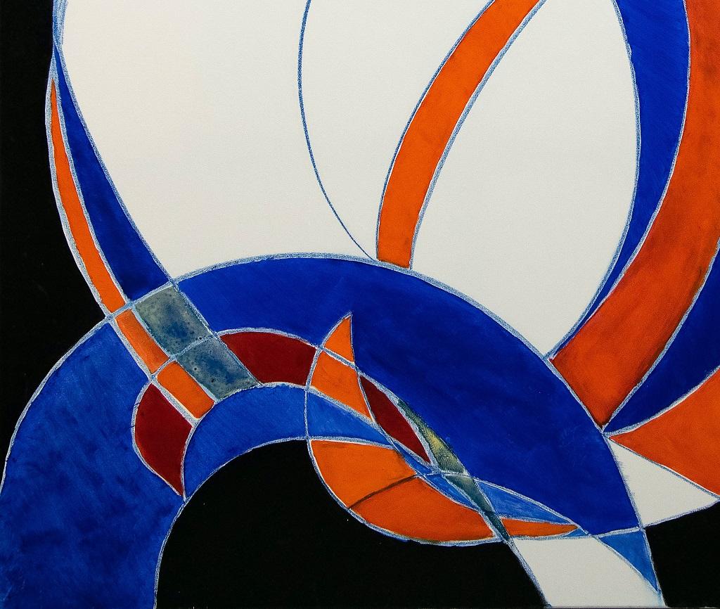 Der magische Kreis – Ölgemälde von G. Lo Fermo – 2020 – Painting von Giorgio Lo Fermo