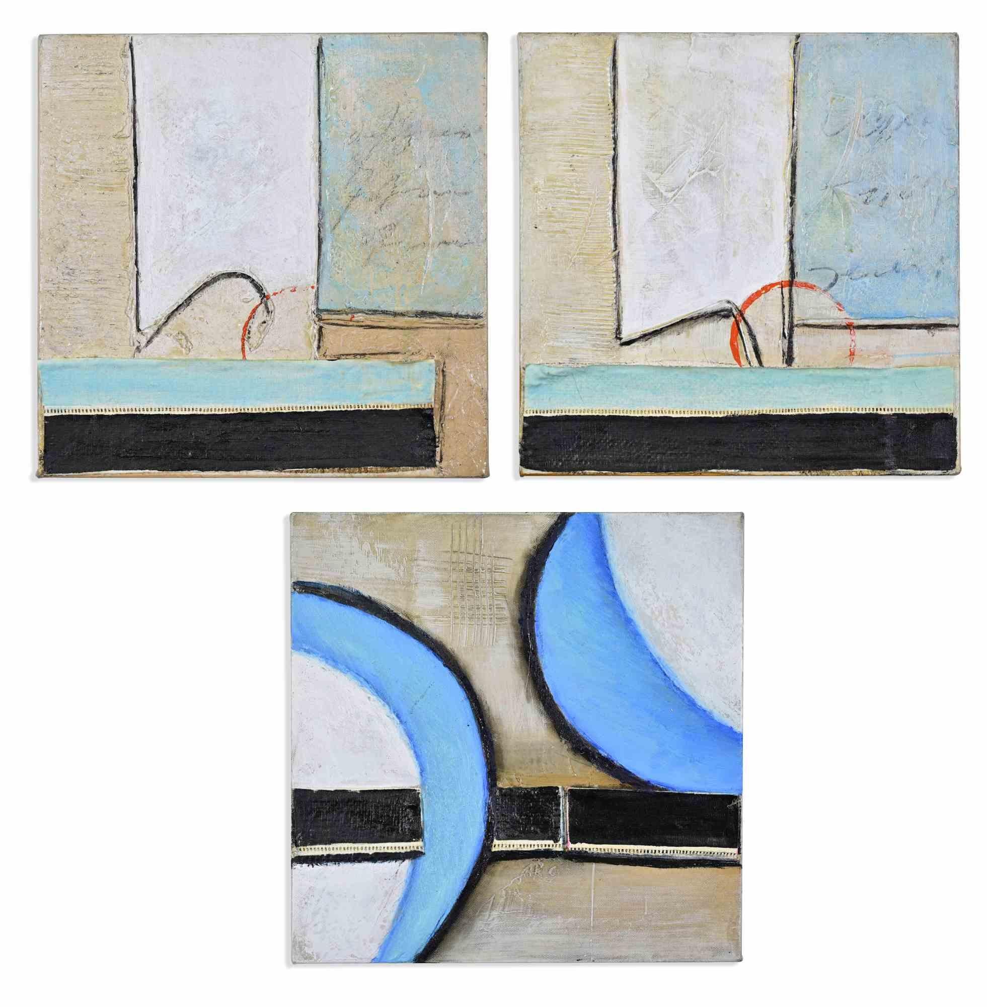 Tryptich - Oil Painting by Giorgio Lo Fermo - 2020