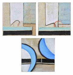 Tryptich - Pintura al óleo de Giorgio Lo Fermo - 2020