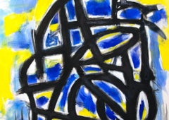 Impression jaune -  Huile sur toile de G. Lo Fermo - 2020