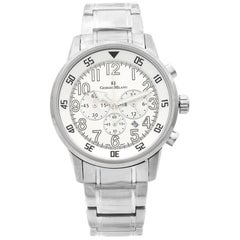 Giorgio Milano Chrono Steel White Arabic Dial Quartz Men's Watch GM854SL-SS