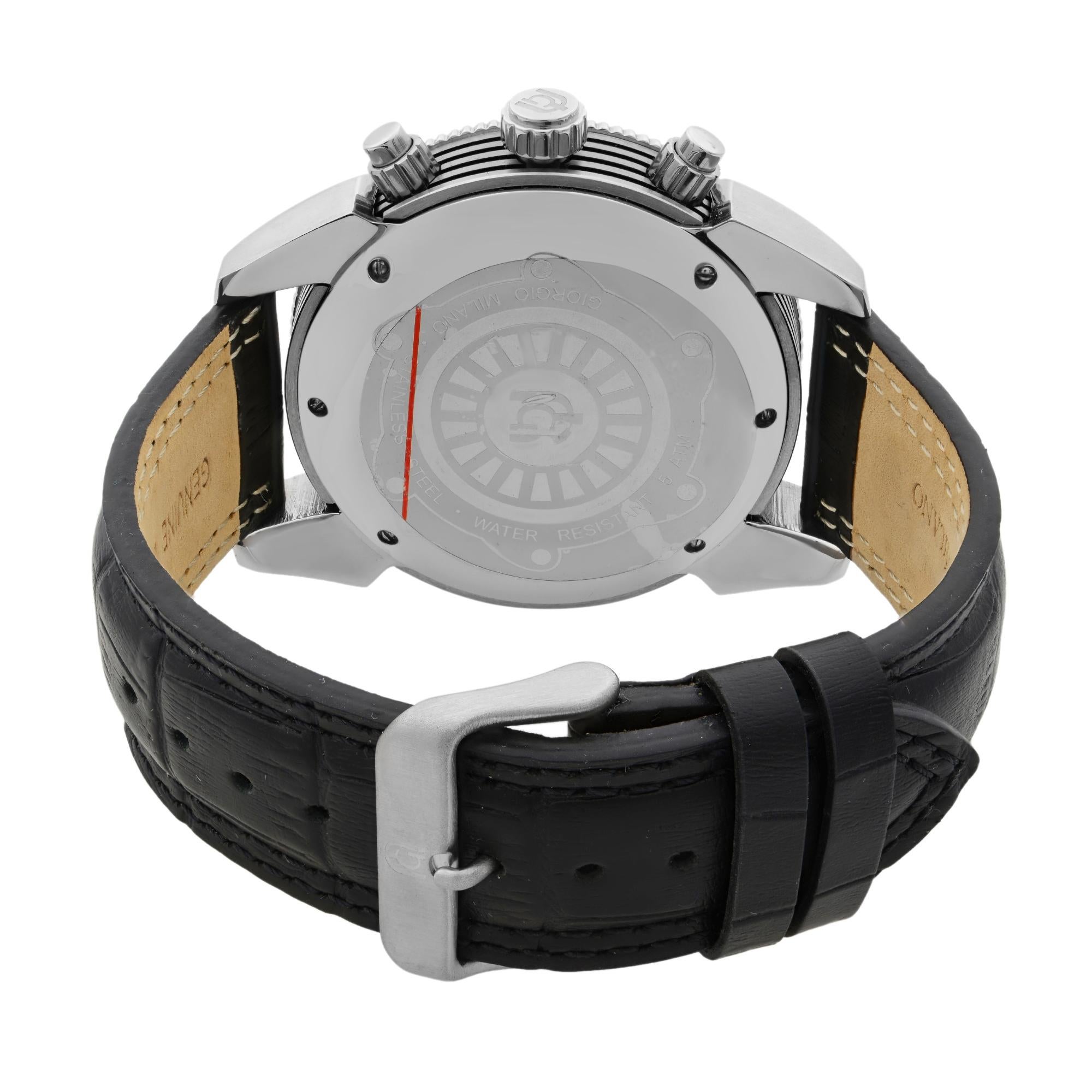 Giorgio Milano Stainless Steel Chronograph Quartz Men's Watch 871ST032 2
