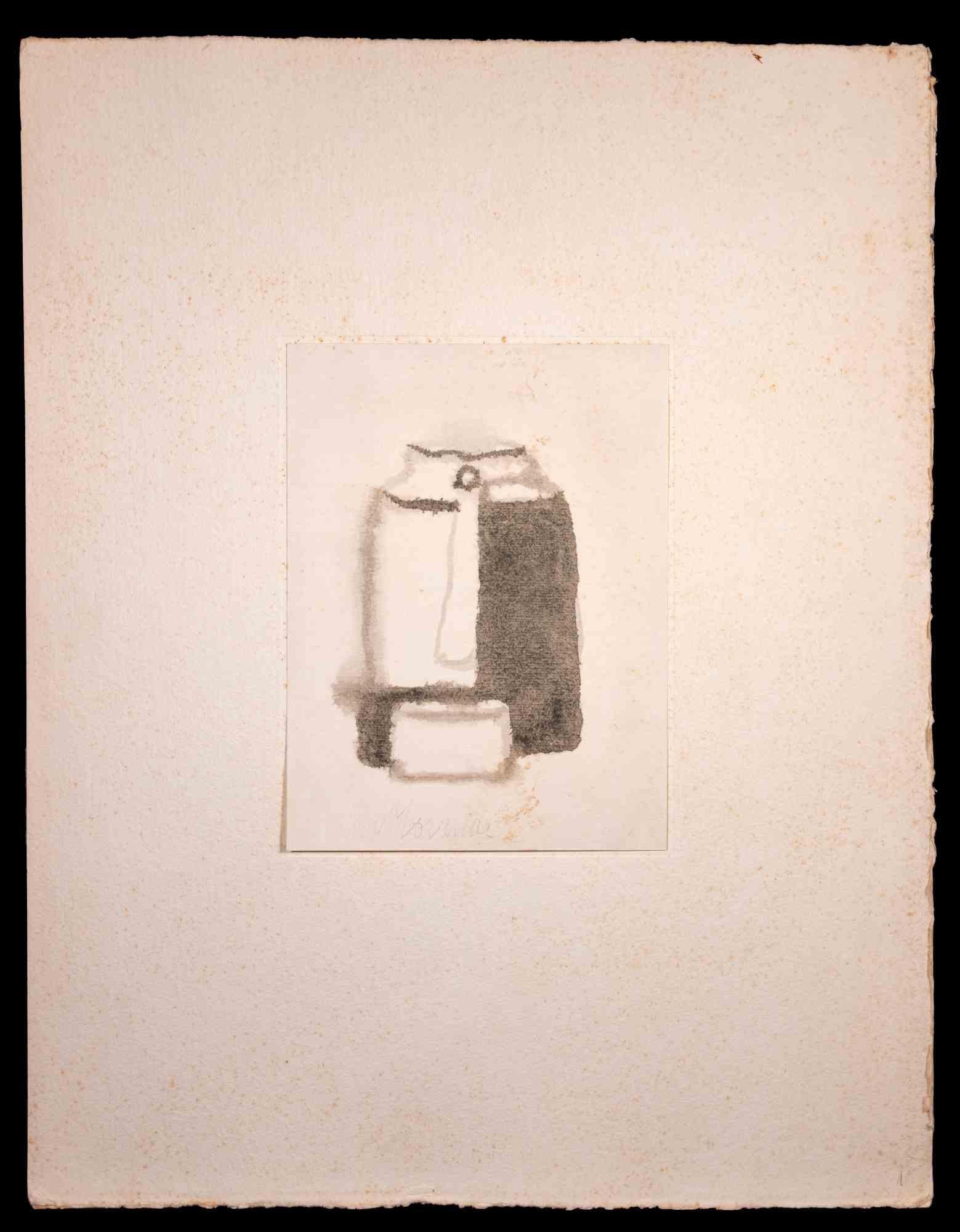 Naturaleza muerta - Impresión offset según Giorgio Morandi - 1973