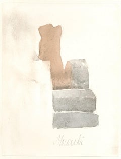 Stillleben – Vintage- Offsetdruck nach Giorgio Morandi – 1973