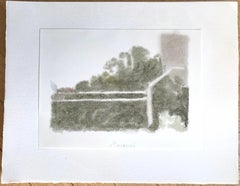 Muro con edificio - Stampa offset vintage da Giorgio Morandi - 1973