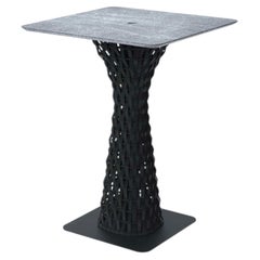 Mesa de bar de exterior italiana «Oasi» en piedra natural Cardoso