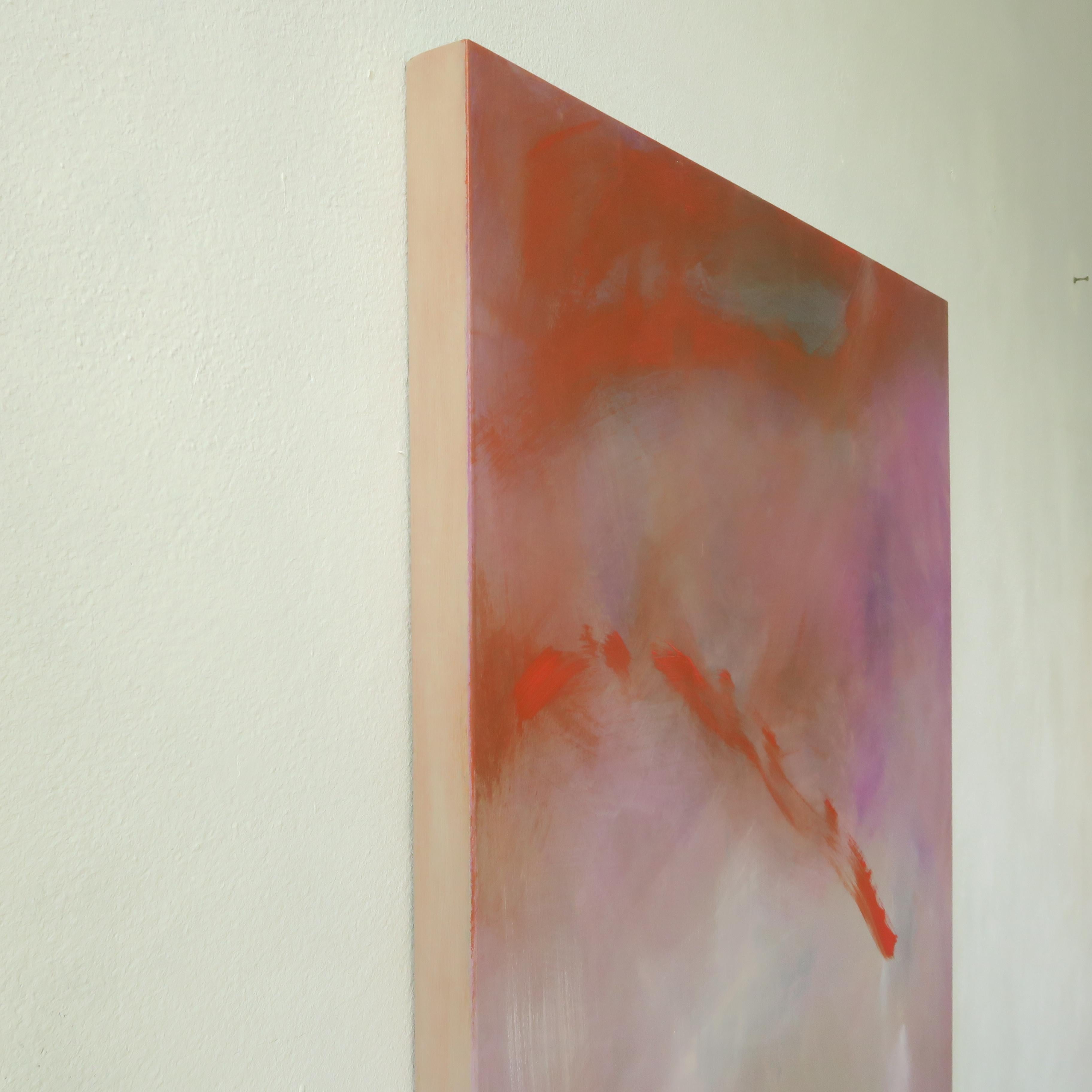 ABSTRACT Obra de Arte Paisajes Artista Contemporáneo Giorgio Petracci Rojo Gris en venta 4