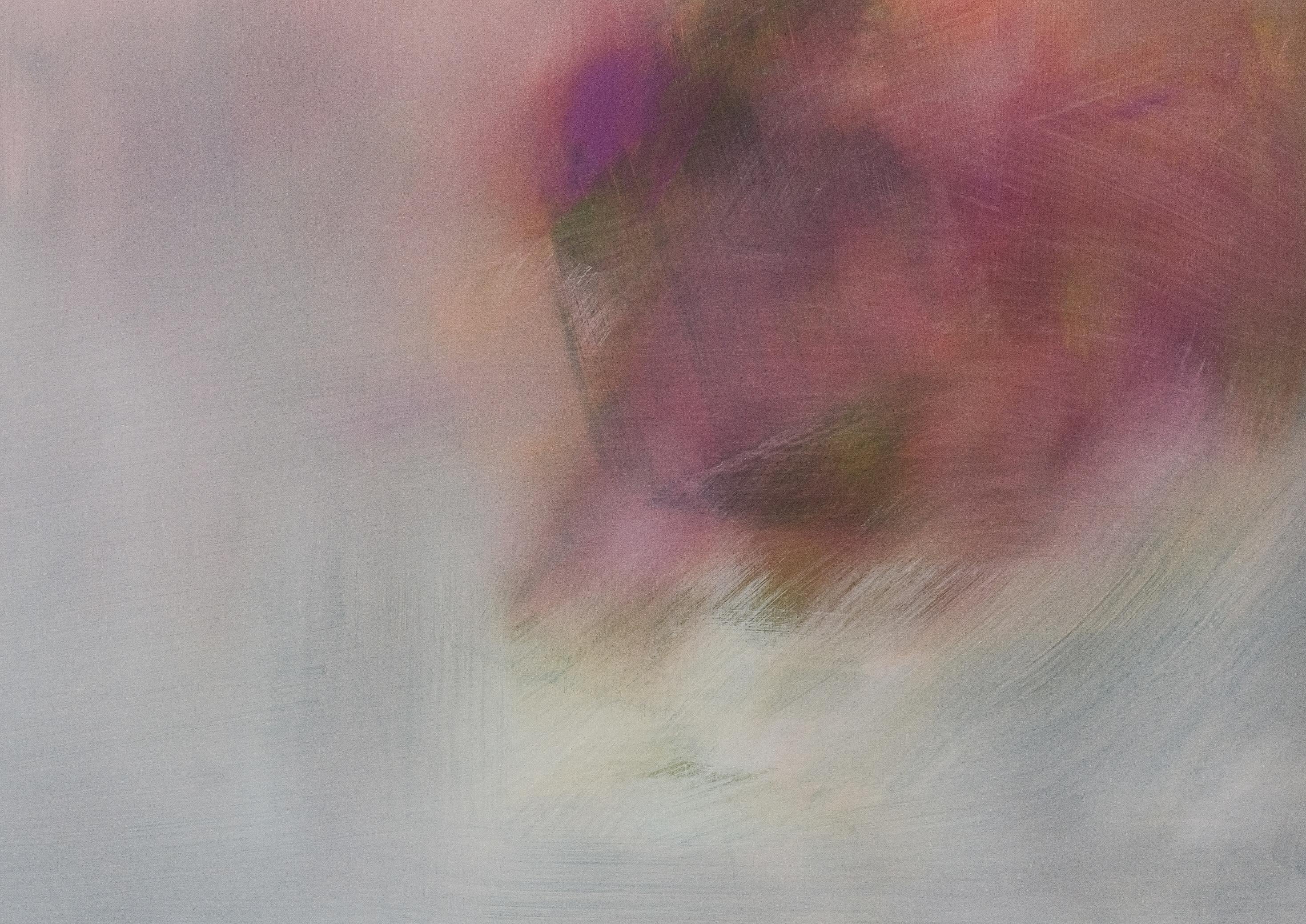 Peinture sur bois aux tons pastel doux, 2024 - 