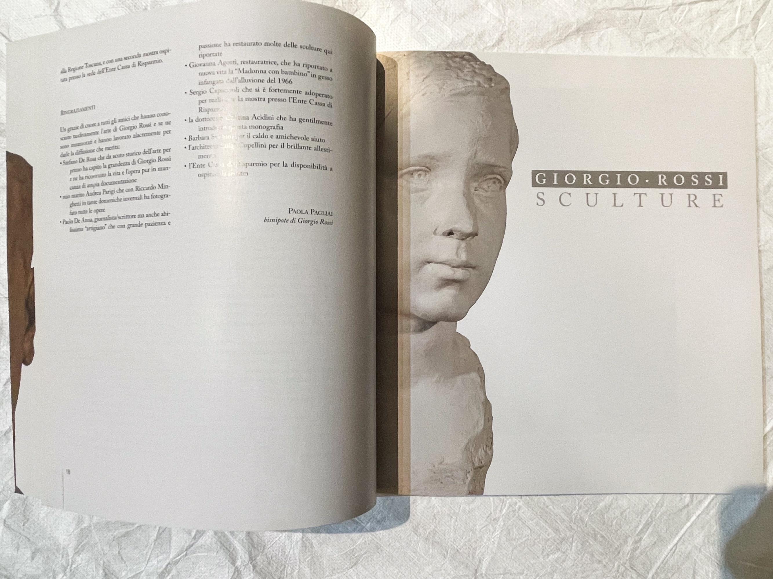Sitzender weiblicher Akt, ca. 1930-1940, Giorgio Rossi (1894-1981), toskanischer Bildhauer im Angebot 9