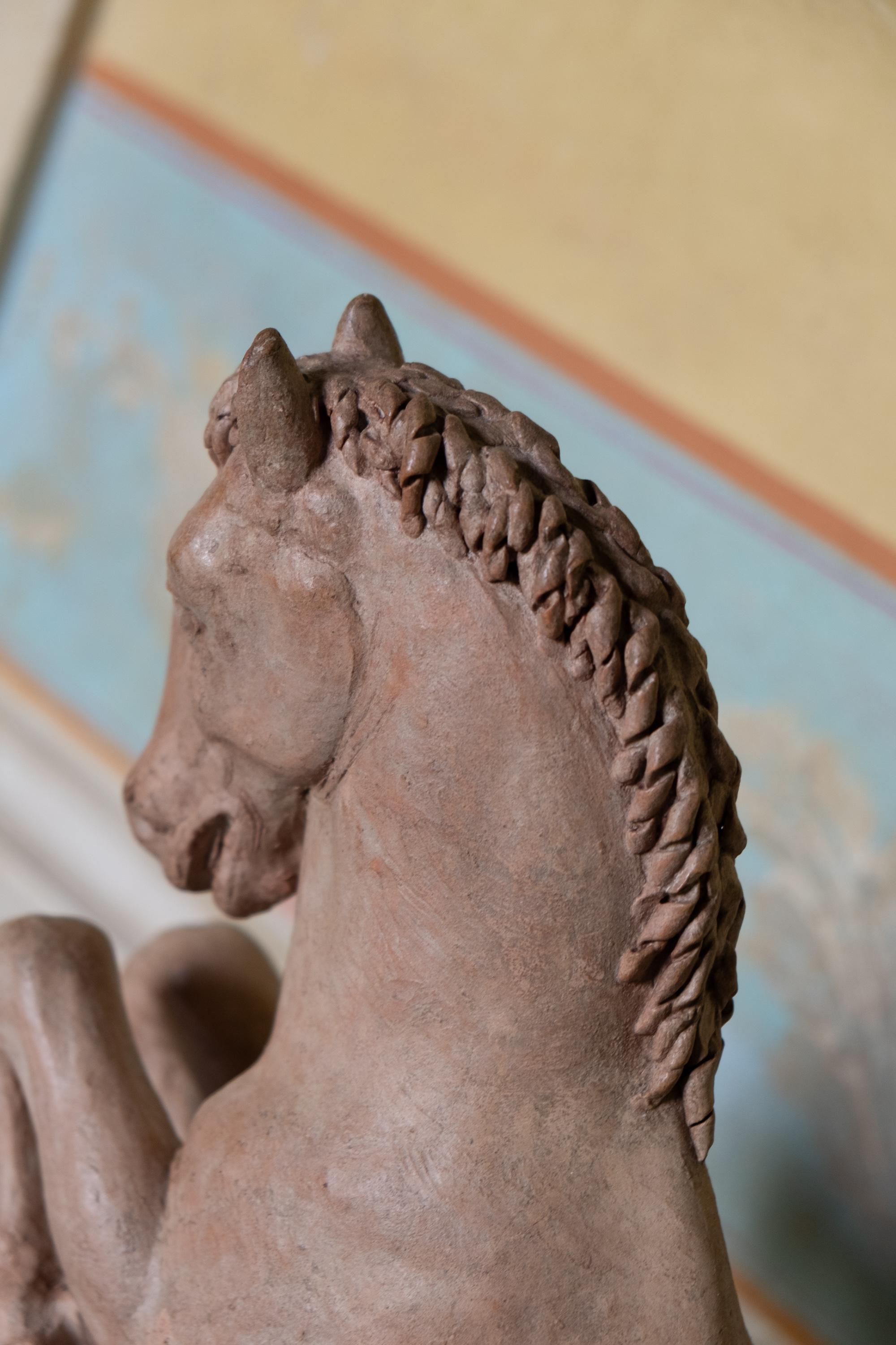 Caballo galopante de terracota. Firmado por Giorgio Rossi (1894-1981) en venta 13