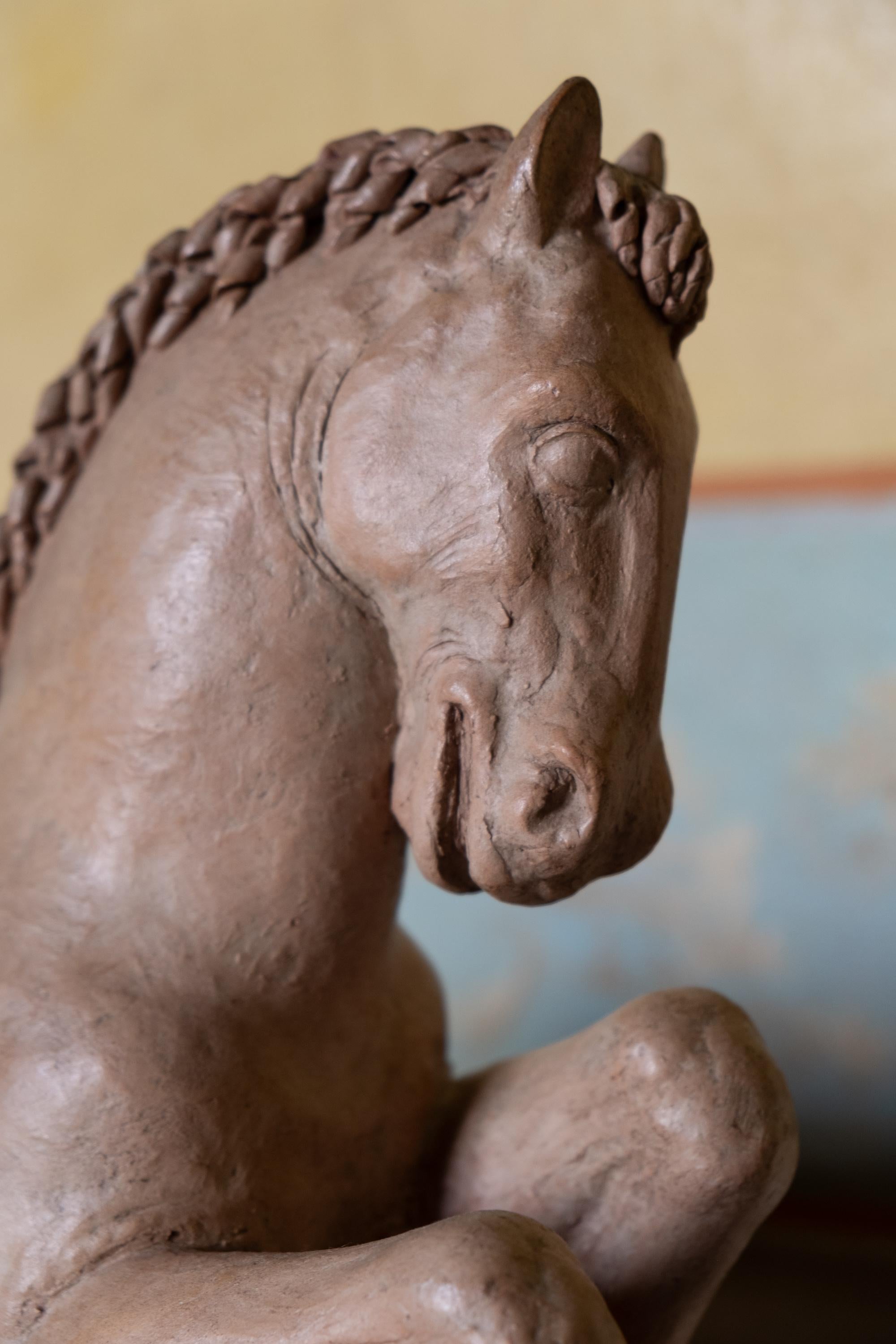Caballo galopante de terracota. Firmado por Giorgio Rossi (1894-1981) en venta 2