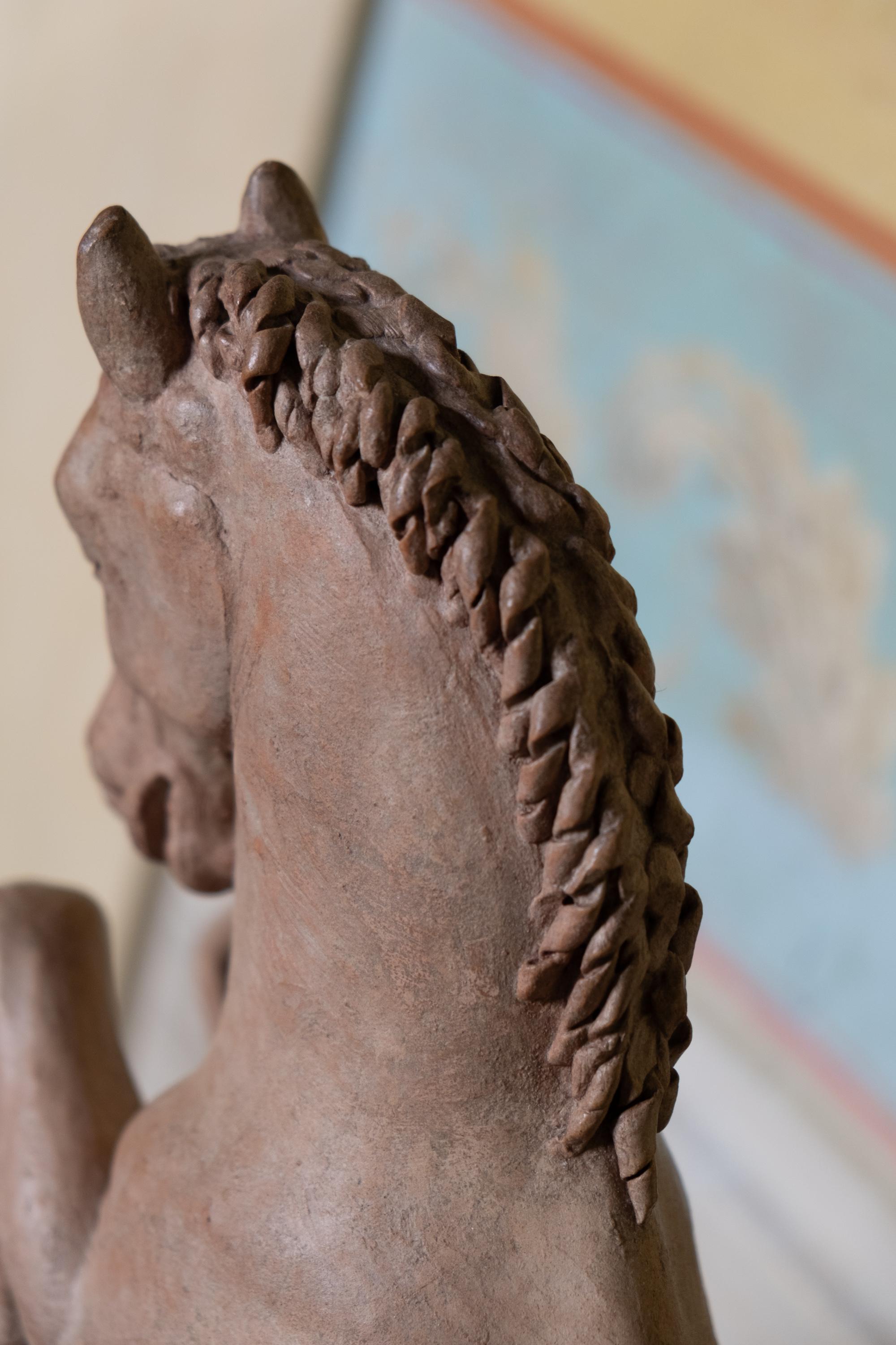 Caballo galopante de terracota. Firmado por Giorgio Rossi (1894-1981) en venta 3