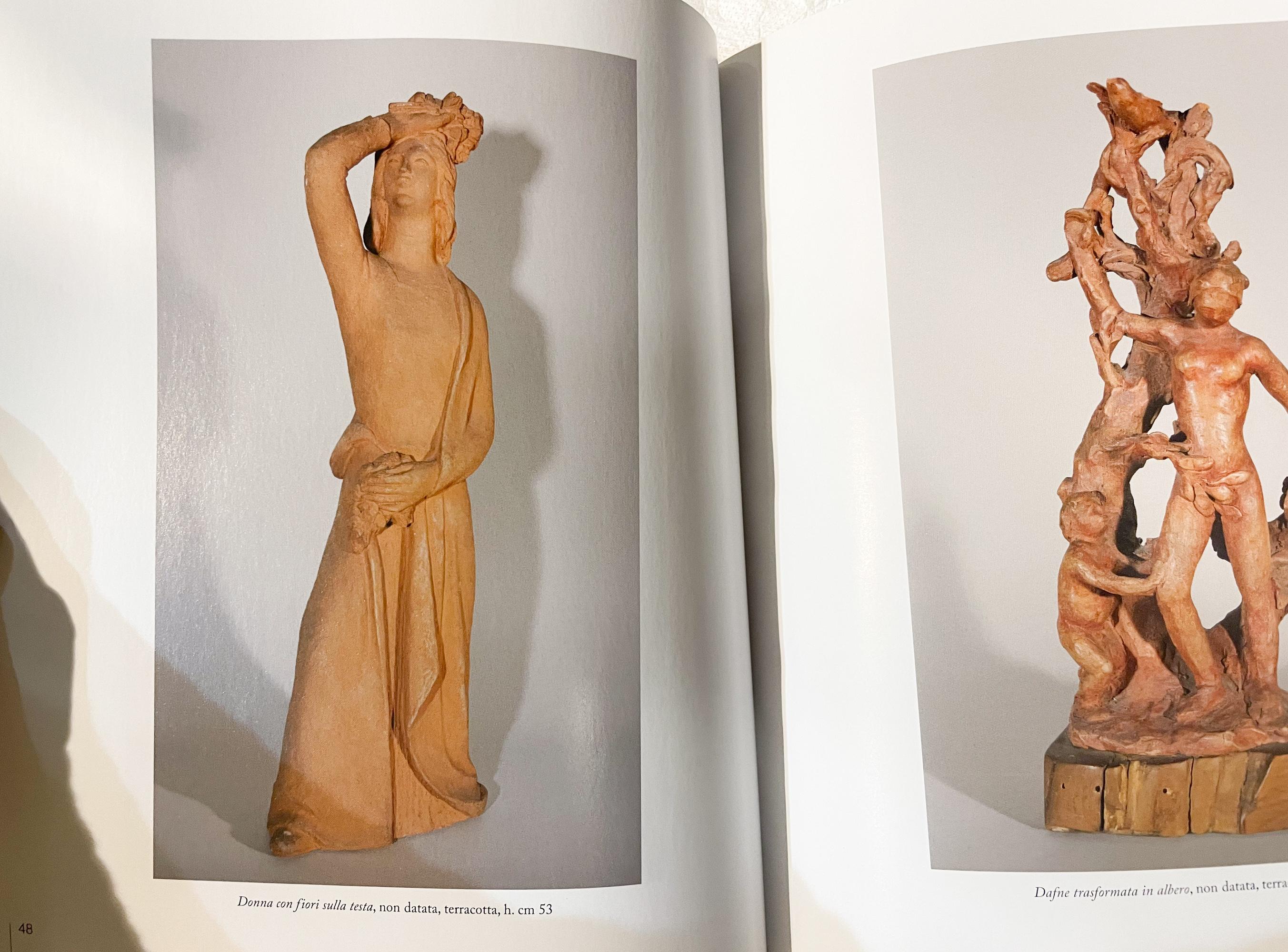 Woman with flowers on head, terracotta, 1930s-40s, Giorgio Rossi (1894-1981). For Sale 15